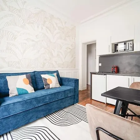 Apartment Niepce - Blue Flat Next To Avenue Du Maine Paris